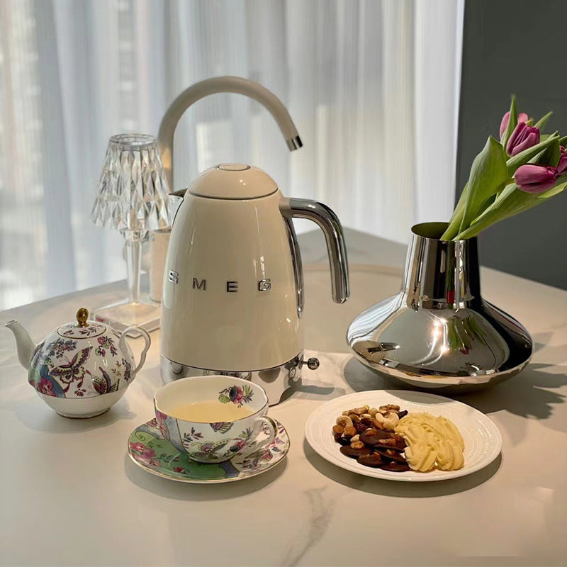 SMEG Flagship Store Smeg KLF04 Electric Kettle 1.7L Household Boiling Water, Tea And Heat Preservation Integrated 7-speed Temperature Control