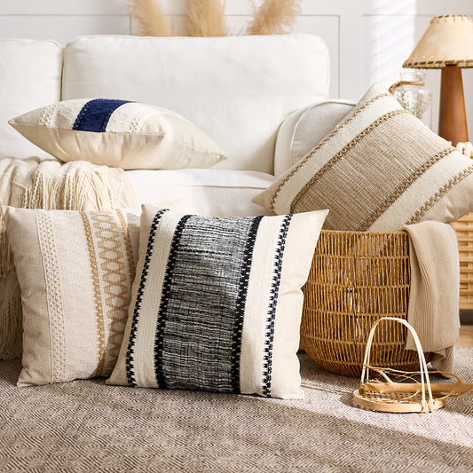 Bohemian Ethnic Style Cotton And Linen Style Pillow Living Room Sofa Pillow Vintage Pillow Head Cushion Pillow Case