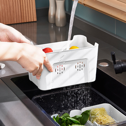 Multi-Compartment Food Storage Box – Airtight, Freezer-Safe Fruit & Vegetable Organizer (1 to 4 Compartments)