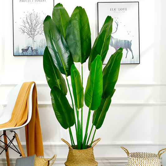 Indoor Artificial Tree – 1.6m Decorative Green Plant with Pot for Modern Decor