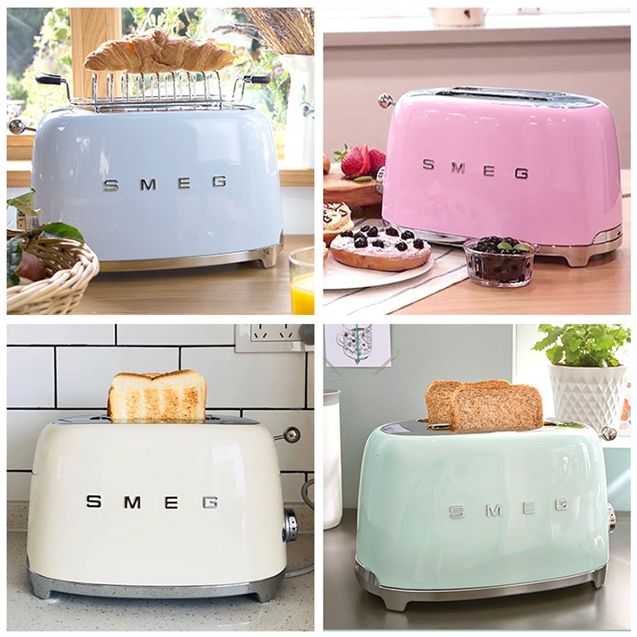 SMEG Retro Toaster – 2-Slice Multifunction Breakfast Machine