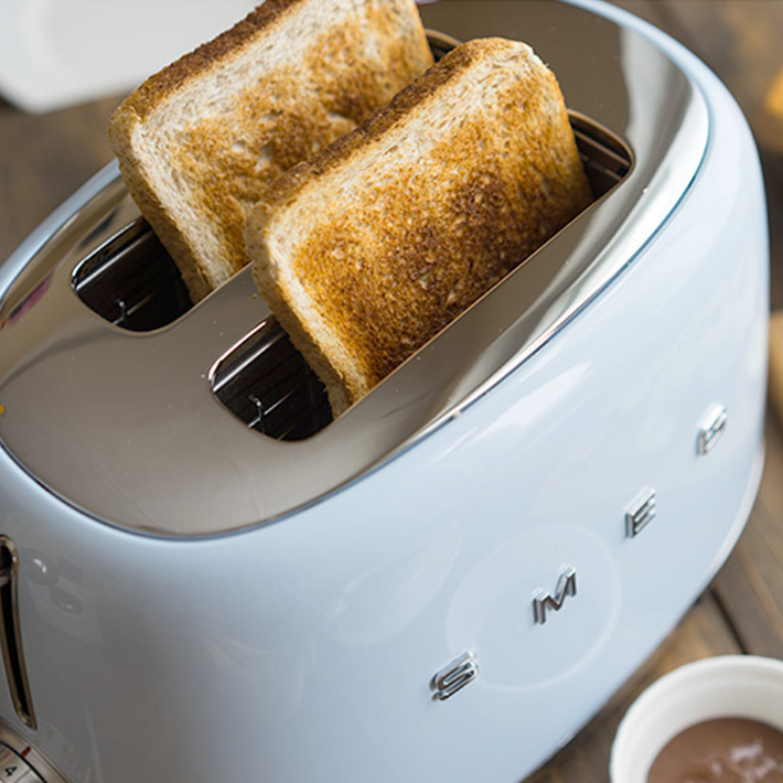SMEG Retro Toaster – 2-Slice Multifunction Breakfast Machine