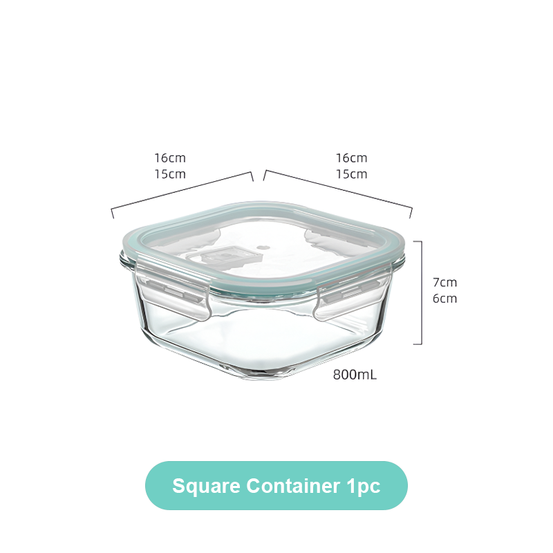 Mini Microwave-Safe Glass Bowl with Lid – Food Storage & Lunch Container, Heat-Resistant & Sealed