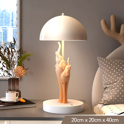 Elephant Table Lamp for Kids – Cute Bedside Night Light – Nursery & Bedroom Decor Gift