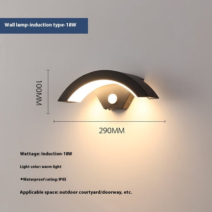 LED Outdoor Wall Light – Waterproof IP65 Warm Light (Available in Standard & Motion Sensor Versions)